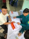 Thanh niên xã Tiên Sơn hăng hái lên trạm khám tuyển, thi hành nghĩa vụ quân sự 2024